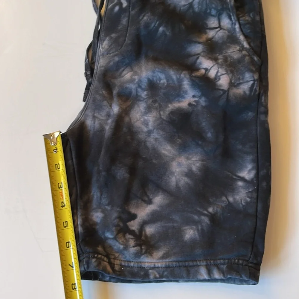 Independent Trading Company, Men's Black Fleece Tie-Dye Athletic Shorts Sz M - Picture 11 of 14